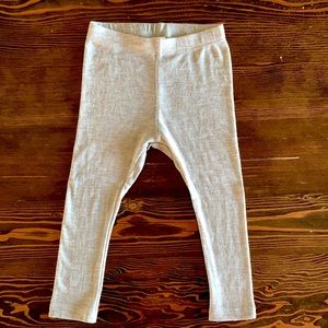 H&M 100% Merino Wool Beige Tan Leggings Size: 2T
